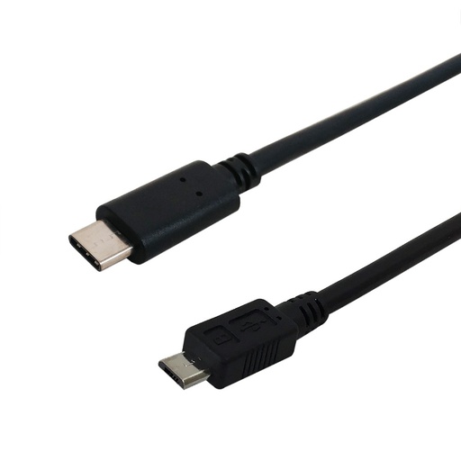 USB 2.0 TYPE C (M) /MICRO-B (M) 5 PIN CABLE BLACK