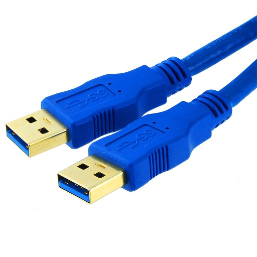 USB 3.0 A/A M/M CABLE BLUE