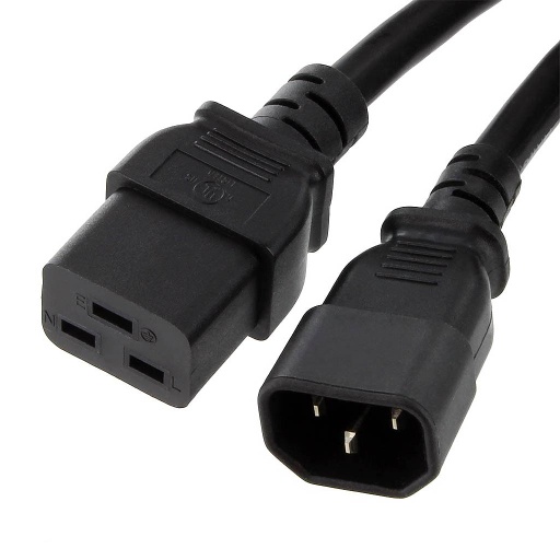 IEC C14 to IEC C19 POWER CABLE (14AWG/SJT)