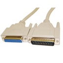 SERIAL DB25 M/F CABLE RS-232