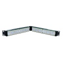 [C64524A] RJ45 CAT6 ANGLED 24-PORT LOADED PATCH PANEL (110 &amp; KRONE)