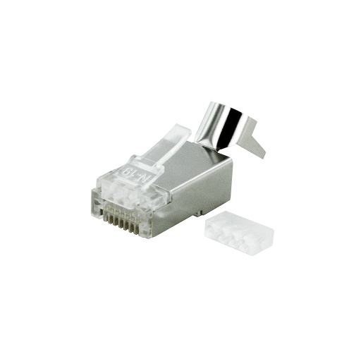 [C6453X] SHIELDED RJ45 CAT6/CAT6A SOLID/STRANDED 23AWG CONNECTOR (50/BAG)