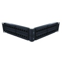 [PP4548A] RJ45 CAT5E ANGLED 48-PORT LOADED PATCH PANEL (110 &amp; KRONE)
