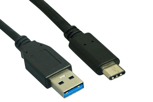USB 3.1 TYPE C MALE TO USB-A MALE DEVICE CABLE BLACK