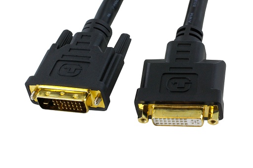 [VC223G] DVI-D DUAL-LINK M/F 6' CABLE