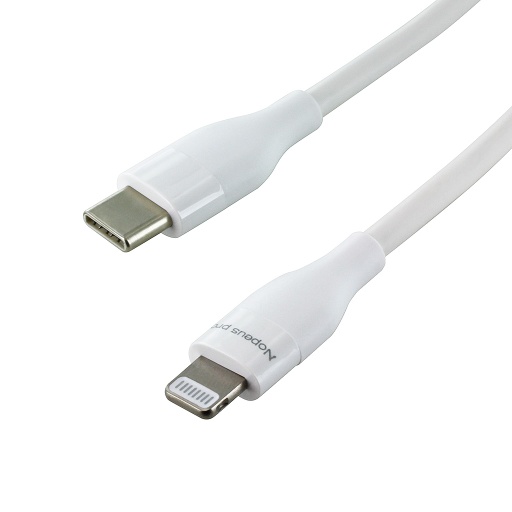 USB 3.1 TYPE C MALE TO LIGHTNING CABLE WHITE